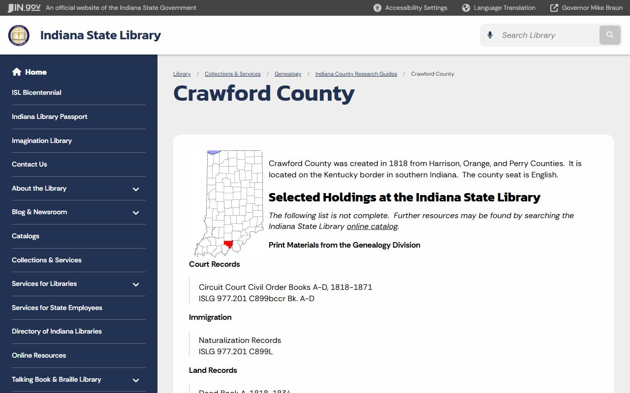 Crawford county clerk for Crawford County marriage records