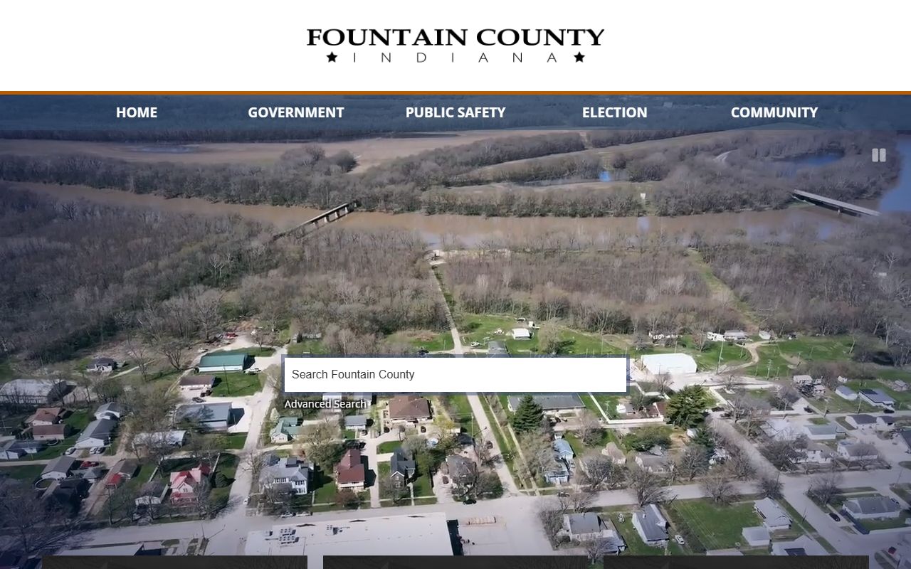 Fountain County clerk office for Fountain County marriage records