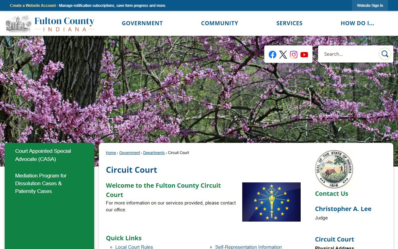Fulton County clerk office for Fulton County marriage records